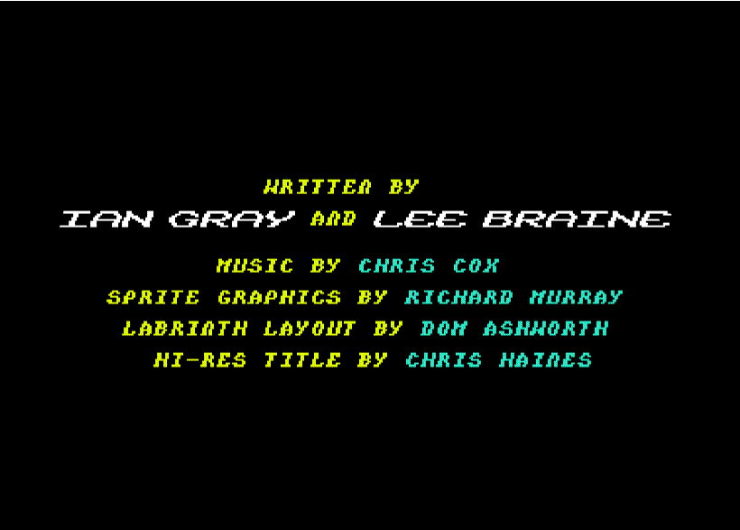 Doriath Title Credits Screen