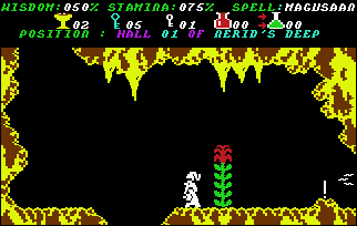 Keep behind the plant, else the three wiggly lines of death will still get you