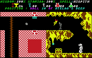 Room A10 after jumping over Quasilin monster